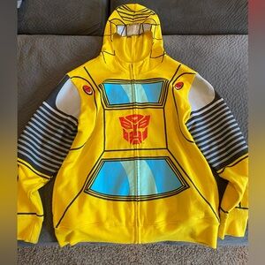 Transformers Bumblebee Zip up hoodie. Youth size 8